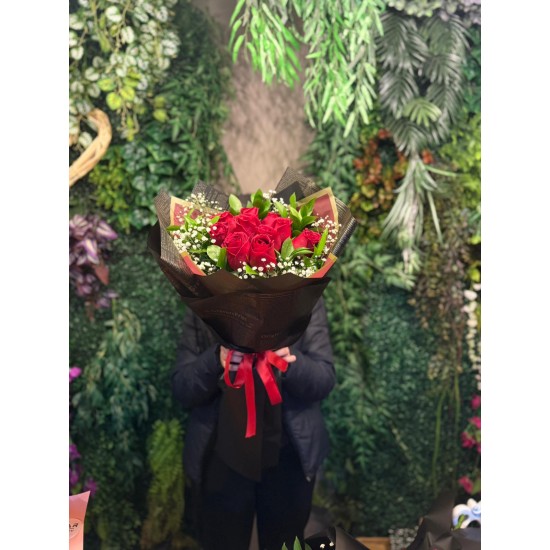 11'li Kırmızı Gül Buketi