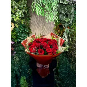 23'lü Kırmızı Gül Buketi
