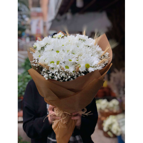 Beyaz Papatya Buketi