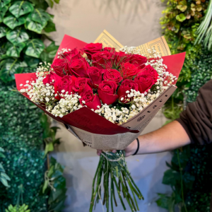 21 Kırmızı Gül Buketi