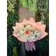 Pastel Tonlarda Gerbera ve Papatya Buketi
