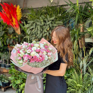 Karışık Lisianthus Buketi